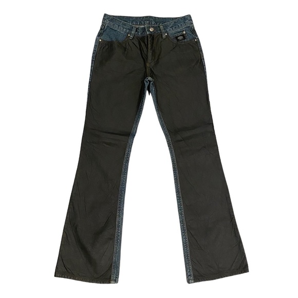 Women’s Harley Davidson Denim &‎ Leather Y2K 2005 Jeans - Picture 1 of 14